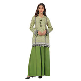 1 Piece Unstitched Printed Linen Shirt VS-42003